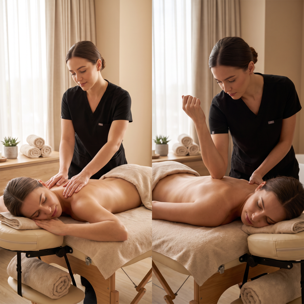 Swedish Massage and Deep Tissue Massage